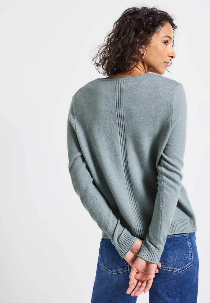 Street One Damen Strickjacken Nile Blue