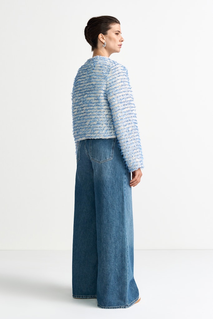 Rich & Royal Damen Strickjacken Dusty Blue