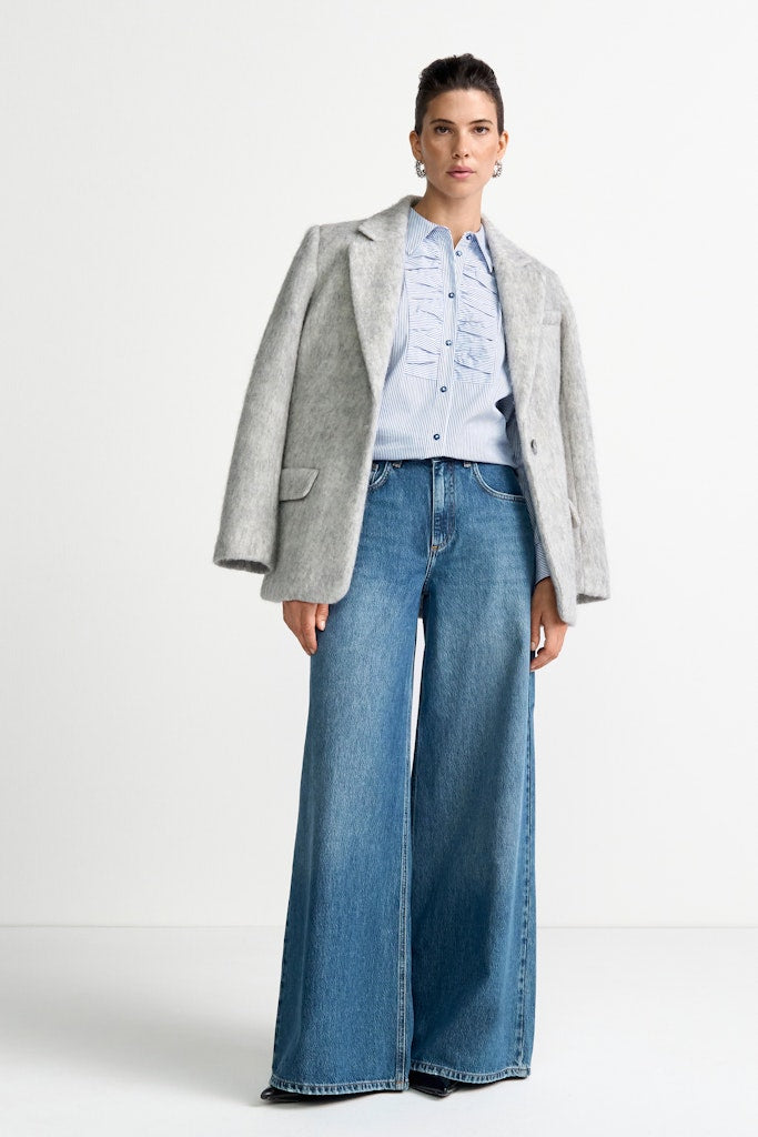 Rich & Royal Damen Jeans Denim Blue