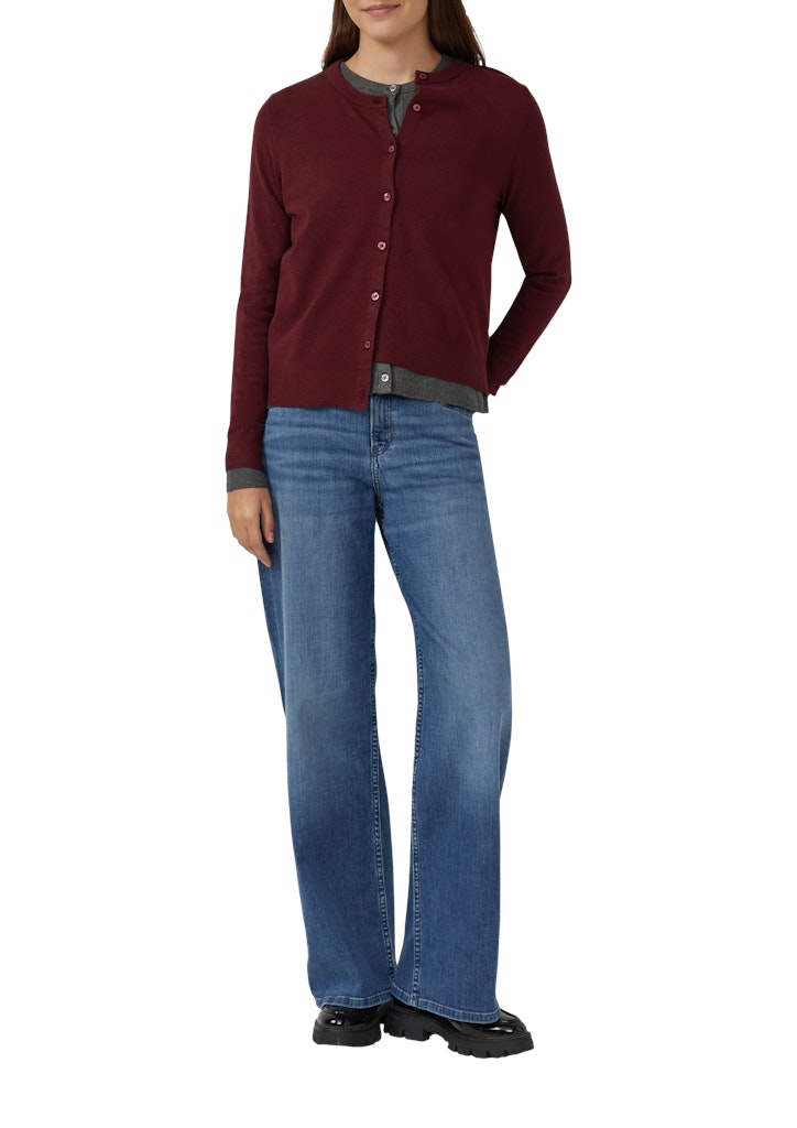 S. Oliver red Damen Strickjacken Red