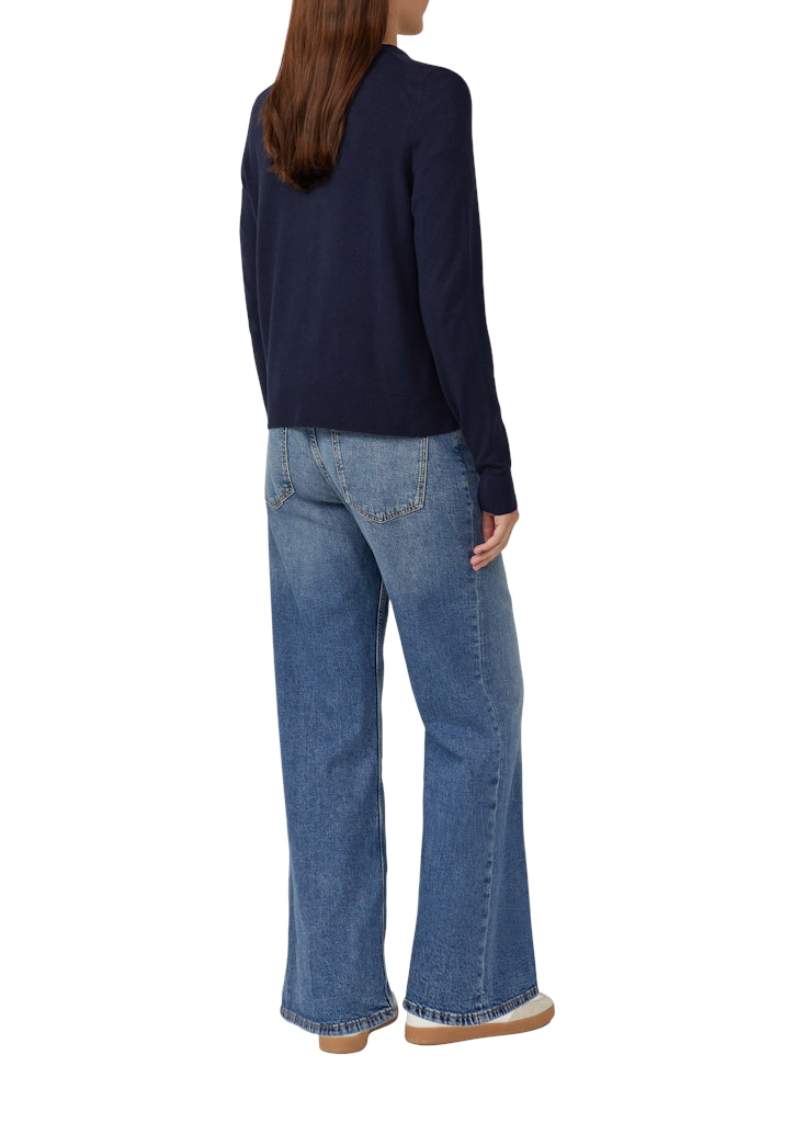 S. Oliver red Damen Strickjacken Blue