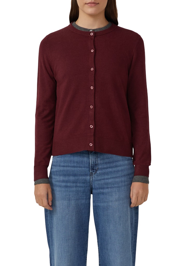 S. Oliver red Damen Strickjacken Red