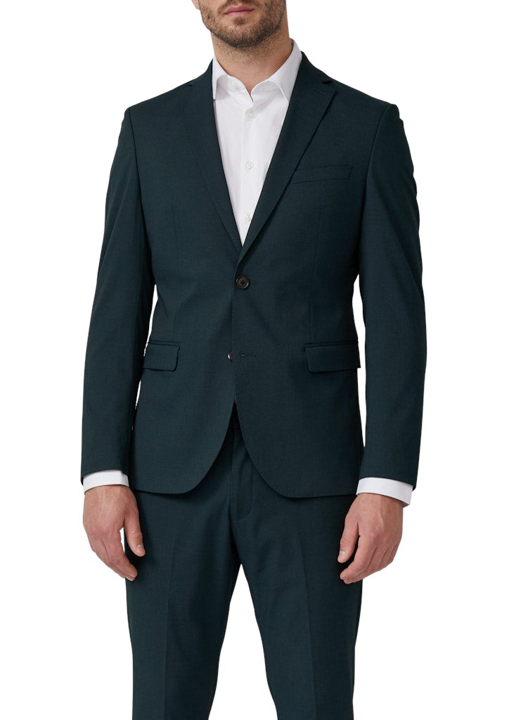 S. Oliver black Herren Sakkos Blue Green