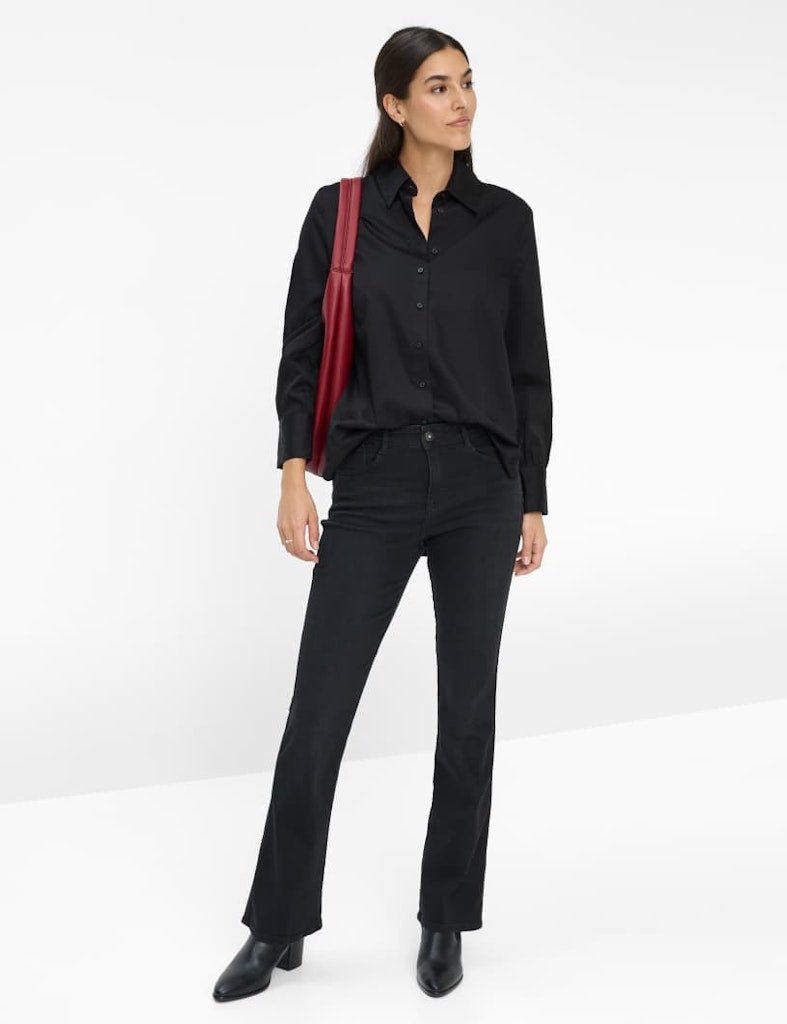 Brax Damen Jeans Used Black Blac