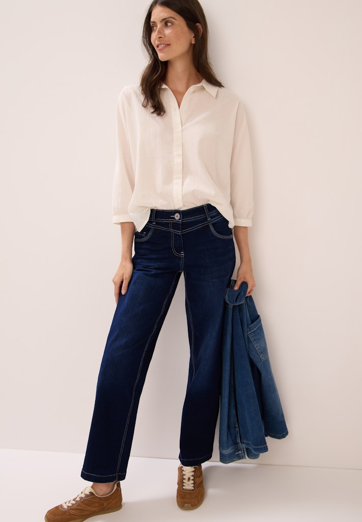 Cecil Damen Hosen  Dark Blue