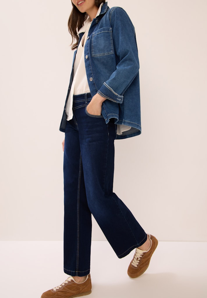 Cecil Damen Hosen  Dark Blue