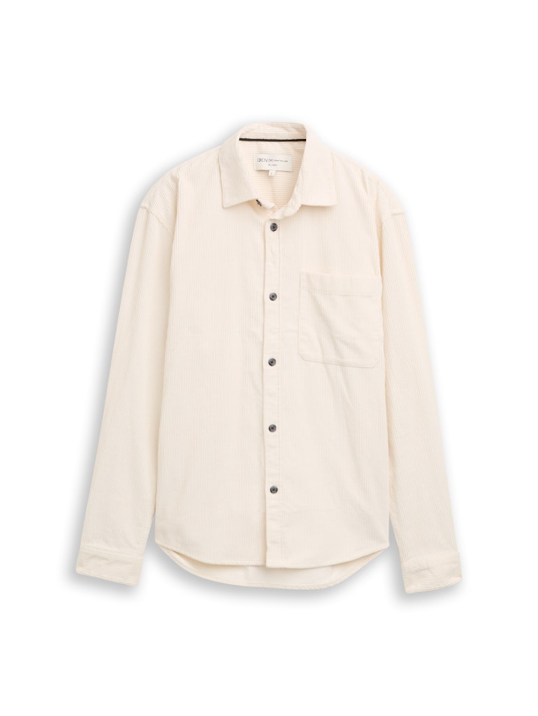 Tom Tailor denim Herren Hemden lang Gardenia White