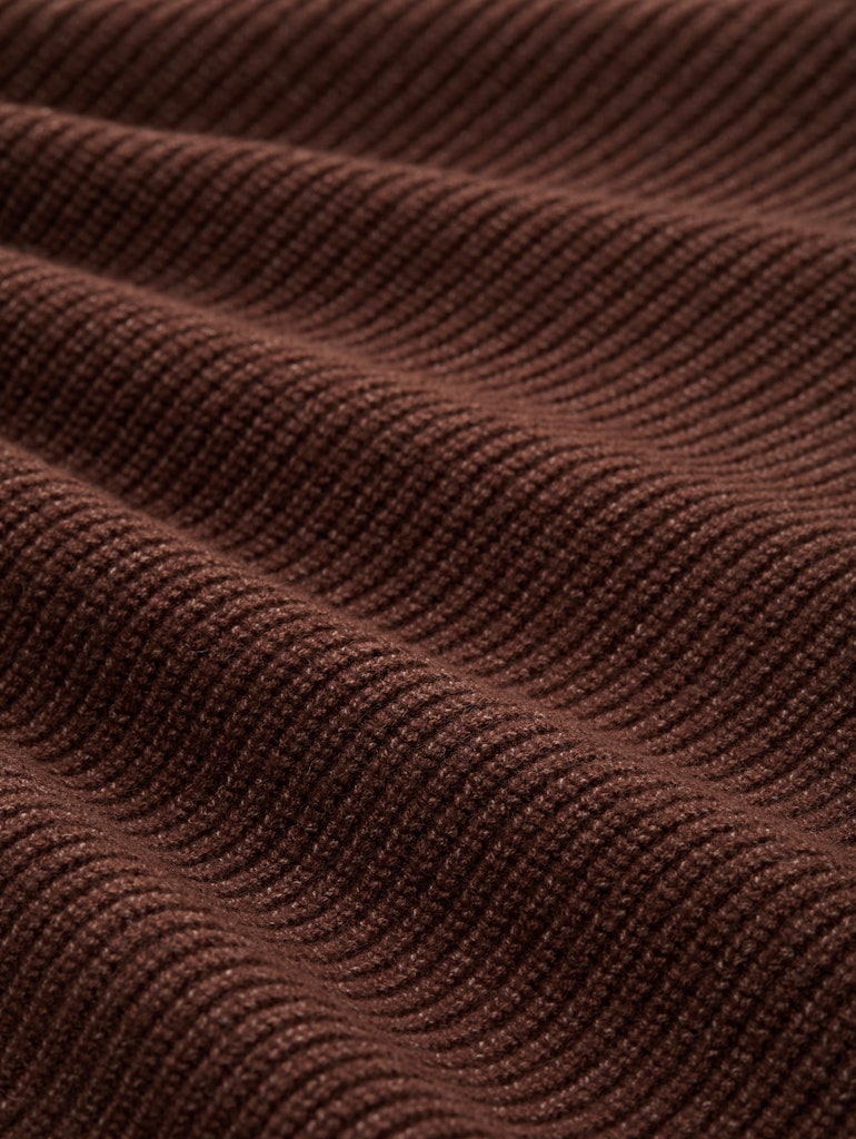 Tom Tailor Damen Strickjacken Dark Pecan Brow