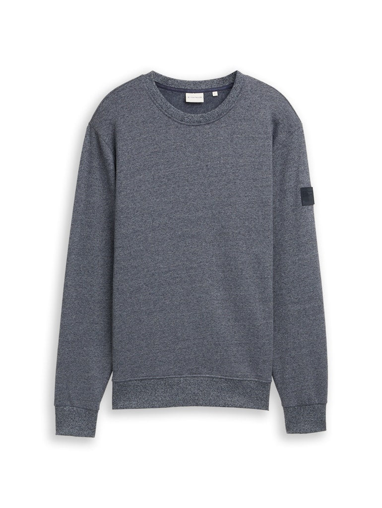 Tom Tailor Herren Sweatshirts Navy Grindle St