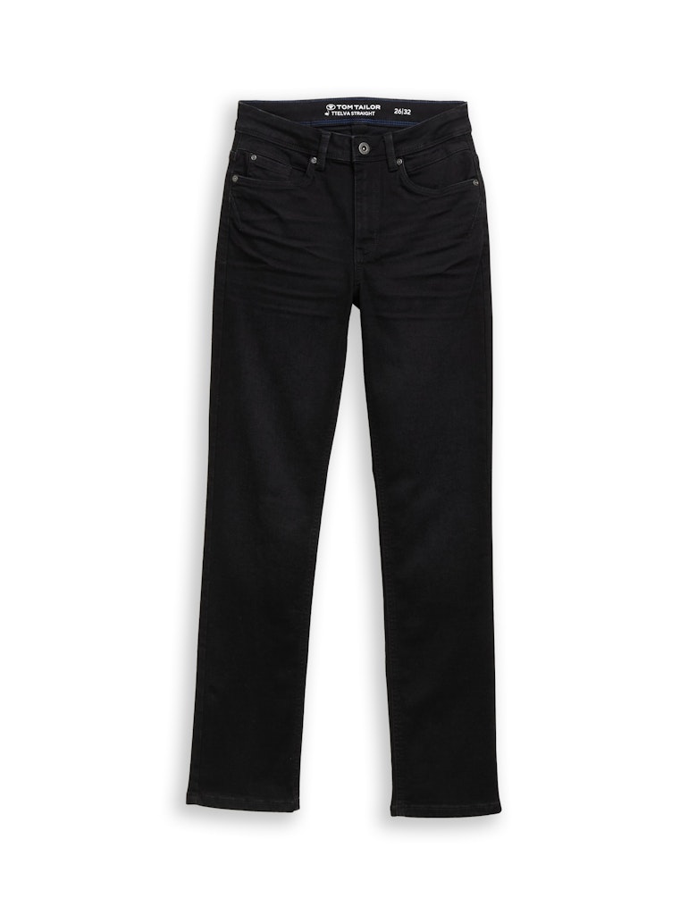Tom Tailor Damen Jeans Black Denim
