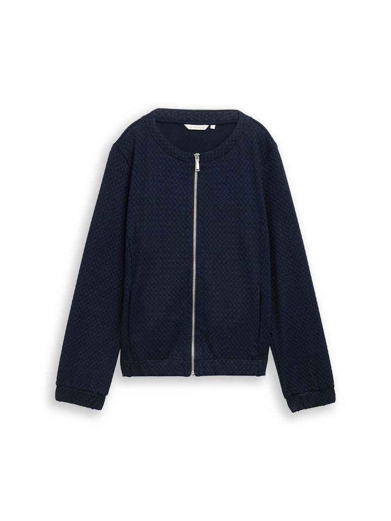 Tom Tailor Damen Sweatjacken Sky Captain Blu