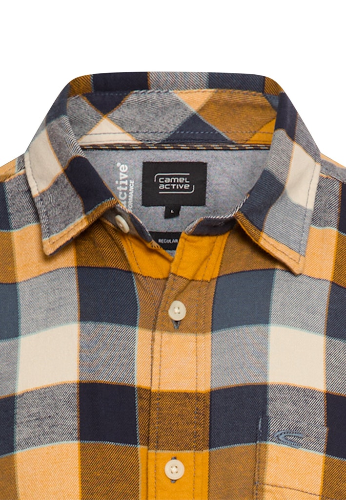 Camel active Herren Hemden  Burned Yello