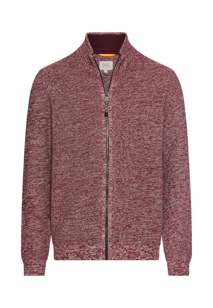 Camel active Herren Strickjacken Amber Red