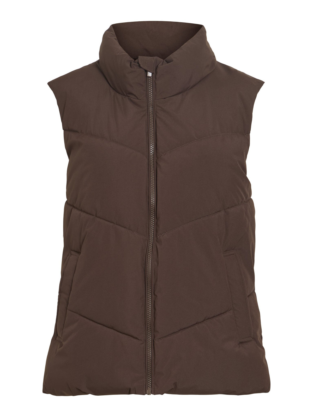 Vila Damen Outdoorwesten Coffee Bean