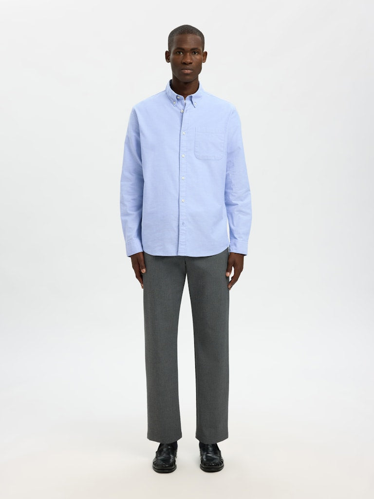 Selected homme Herren Hemden Light Bl