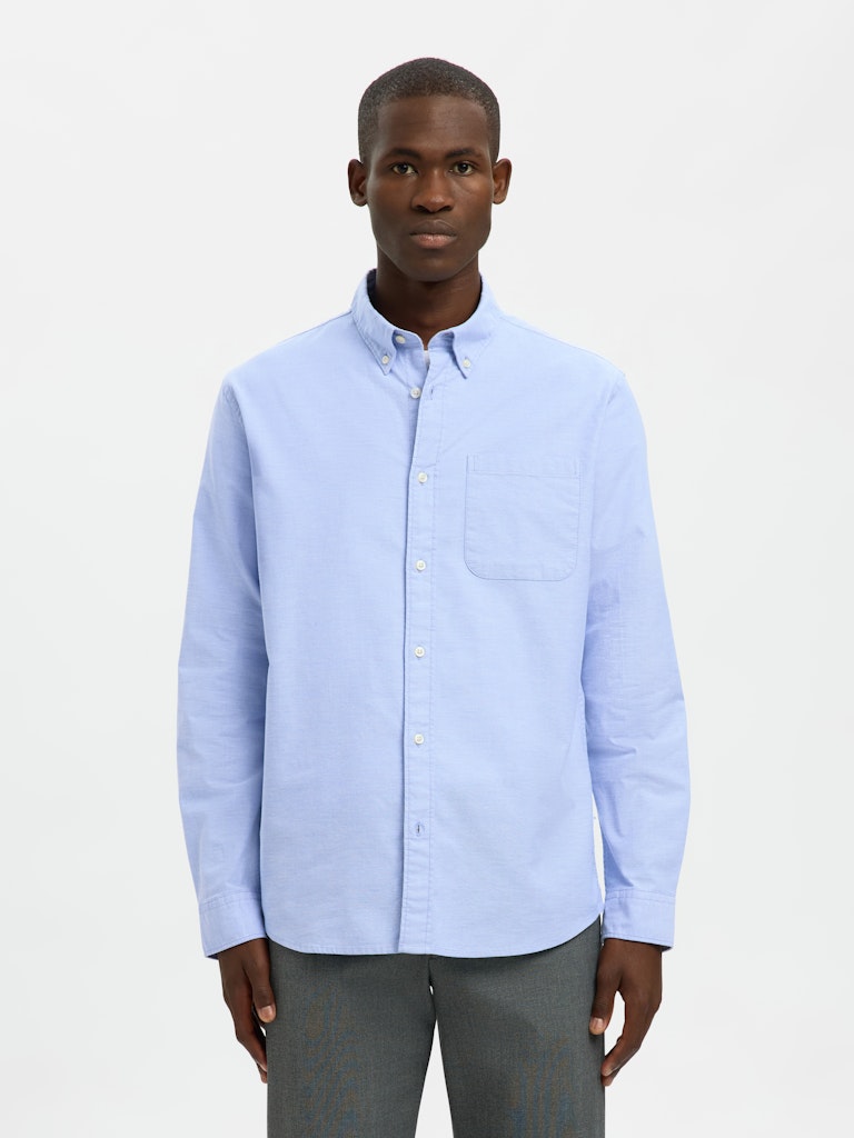 Selected homme Herren Hemden Light Bl