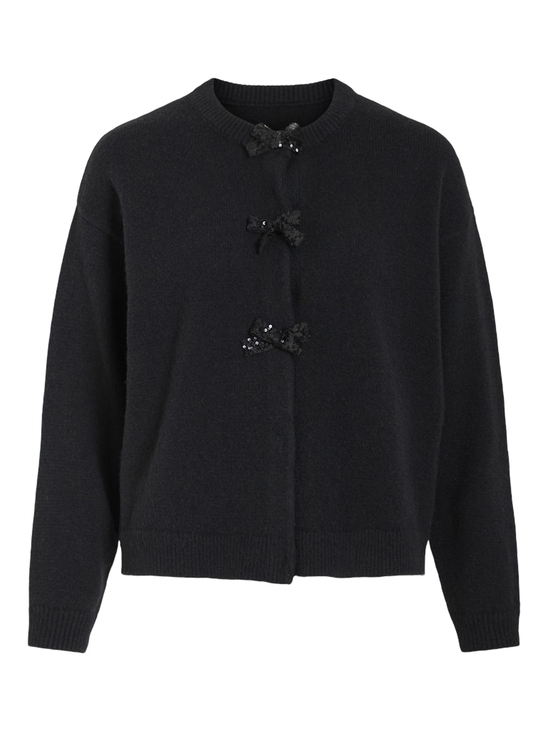 Vila Damen Strickjacken Black Beauty/Dt