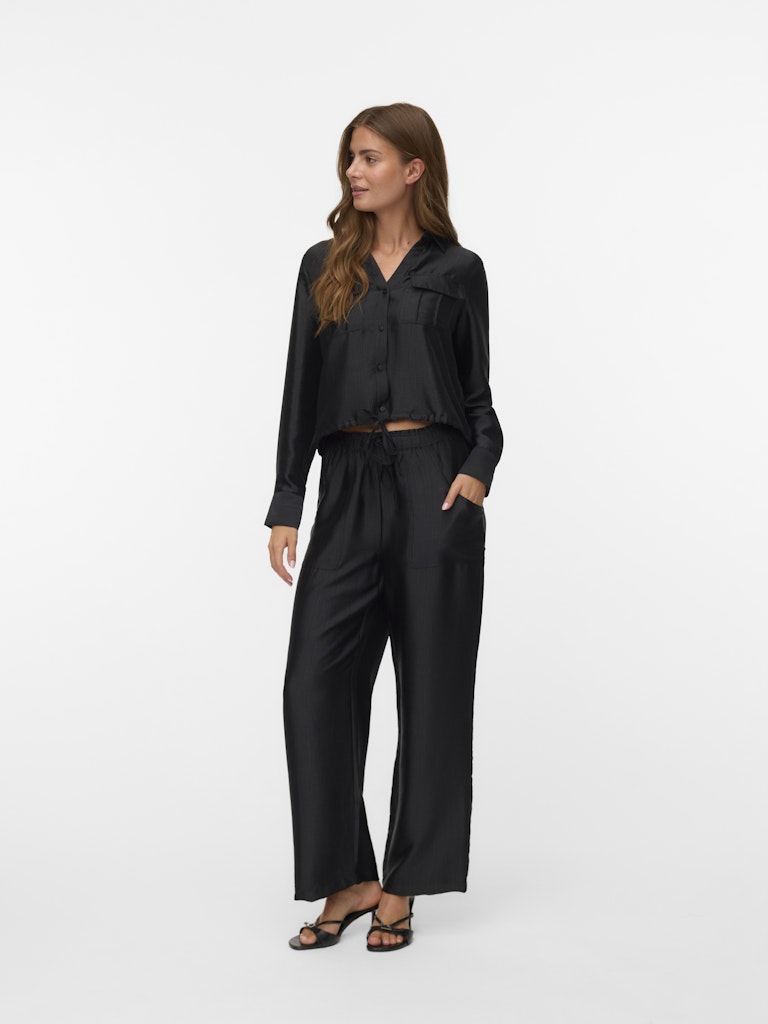 Vero Moda Damen Hosen Black