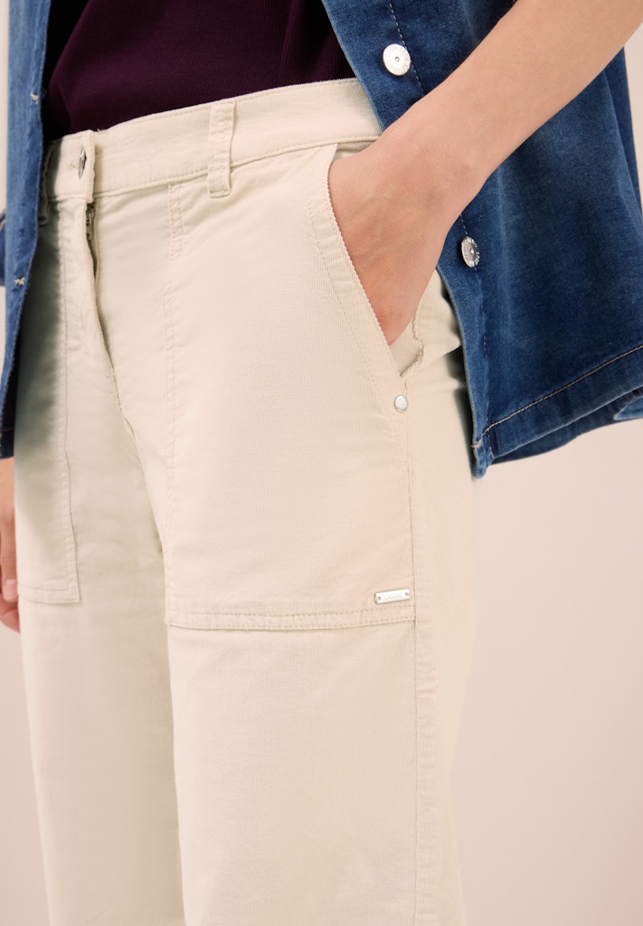 Cecil Damen Hosen  Oat Milk