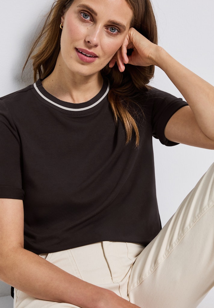 Street One Damen T-Shirts Deep Roas