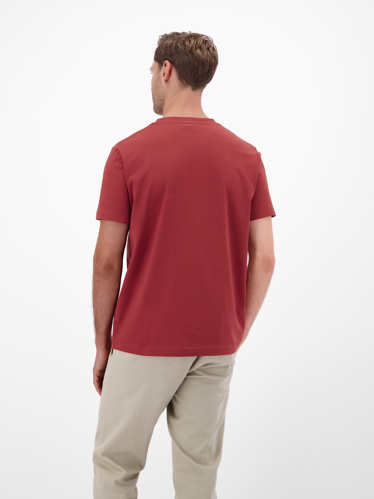 Lerros Herren T-Shirts kurz Maple Red