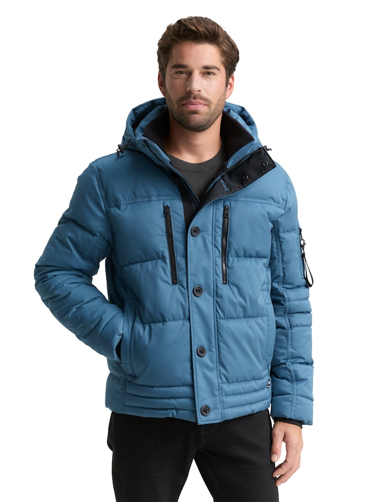 Tom Tailor Herren Jacken Real Teal Blue