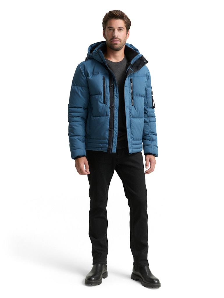 Tom Tailor Herren Jacken Real Teal Blue
