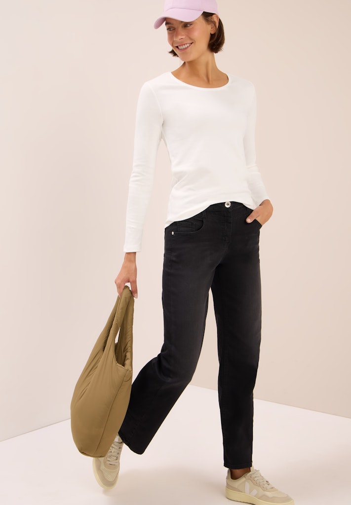 Cecil Damen T-Shirts Vanilla W