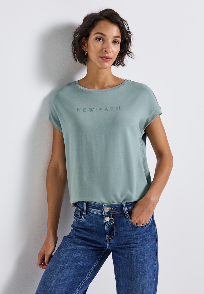Street One Damen T-Shirts Arona Blu