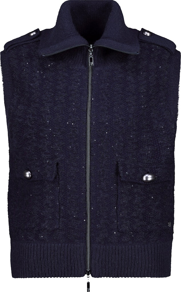 Monari Damen Strickjacken  Night Sky