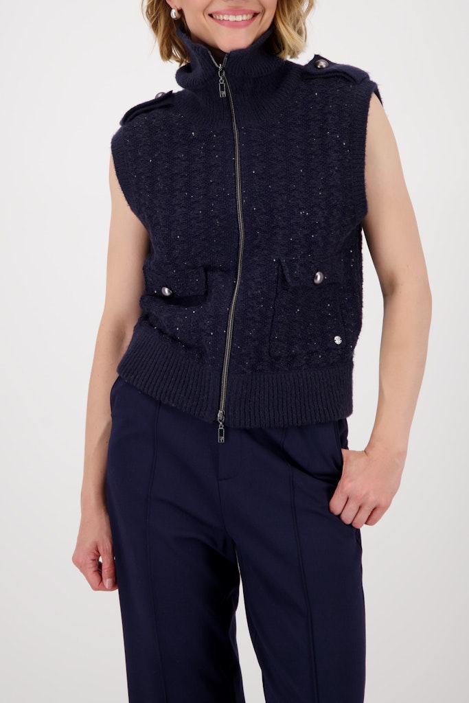 Monari Damen Strickjacken  Night Sky