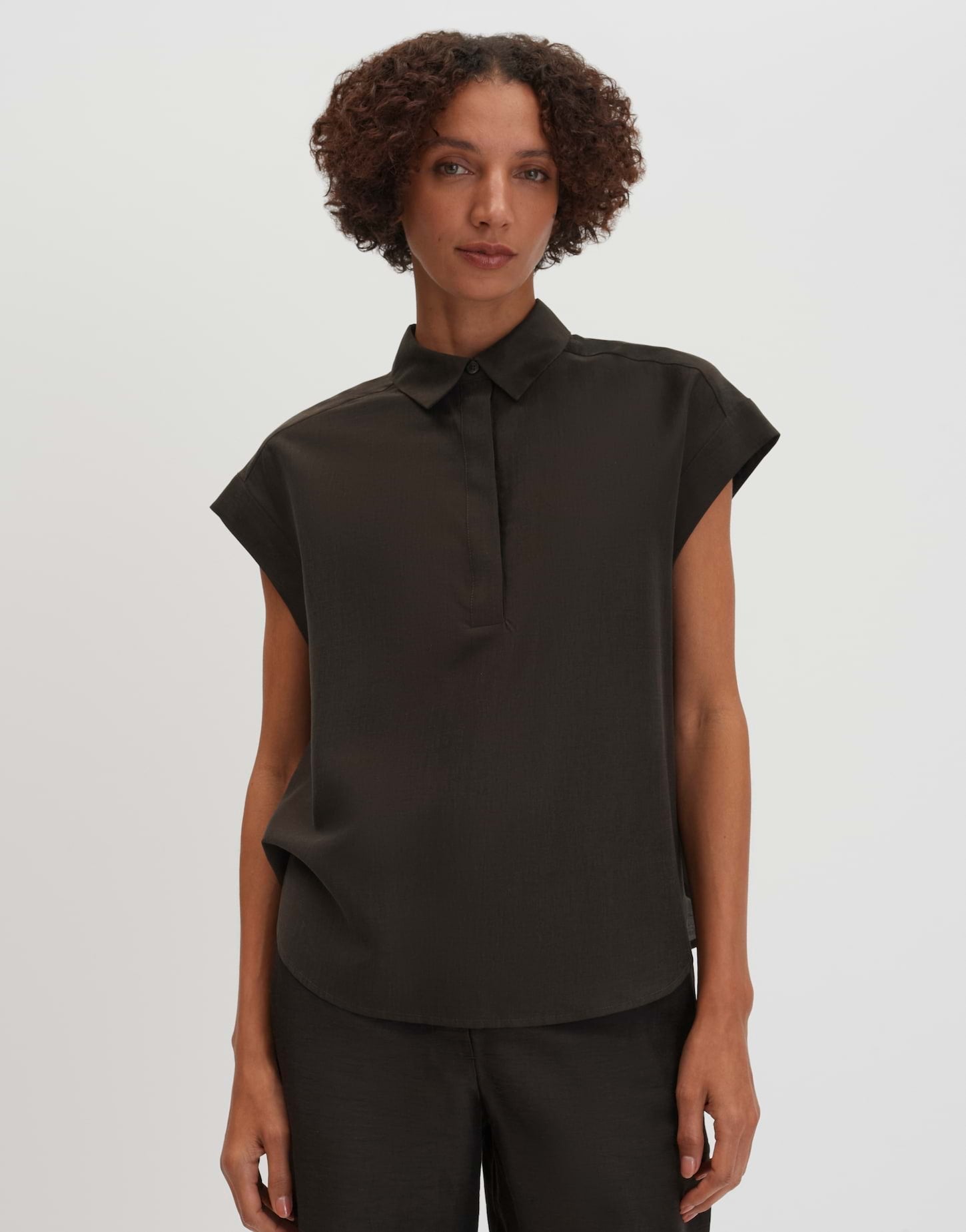 Someday Damen Blusen Dark Truffle