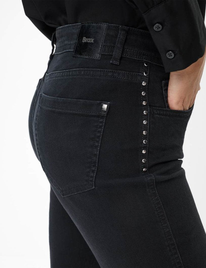 Brax Damen Jeans Used Black Blac