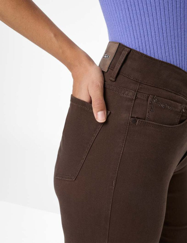 Brax Damen Hosen Dark Chocolate