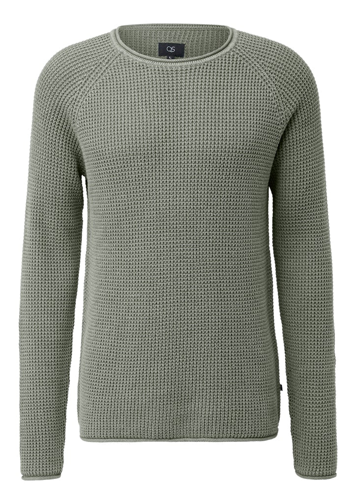 QS by S.Oliver Herren Pullover Green