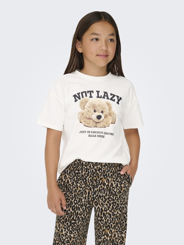 Only Mädchen T-Shirts & Tops Cloud Dancer/La