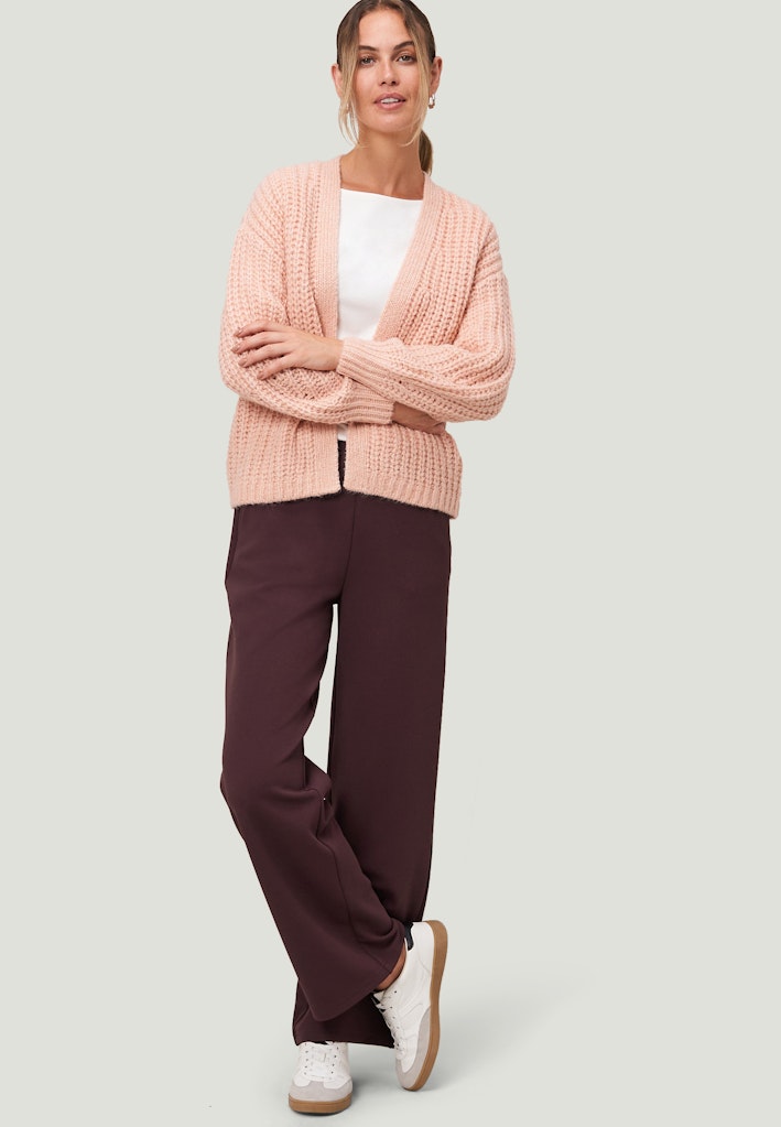 Zero Damen Strickjacken Light Rose Mela