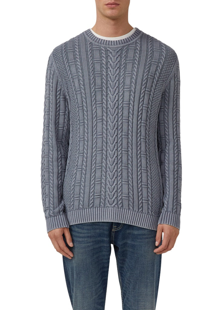 S. Oliver red Herren Pullover Blue