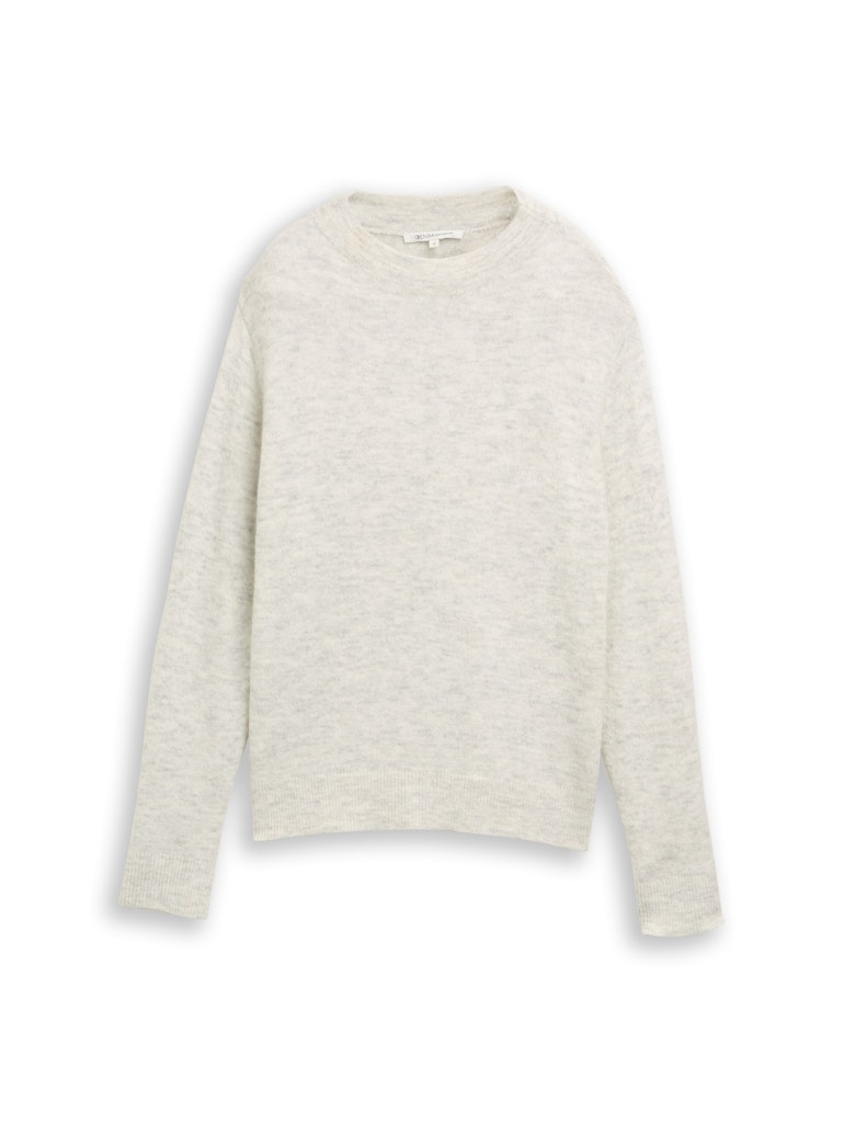 Tom Tailor denim Damen Pullover Marble Beige Me