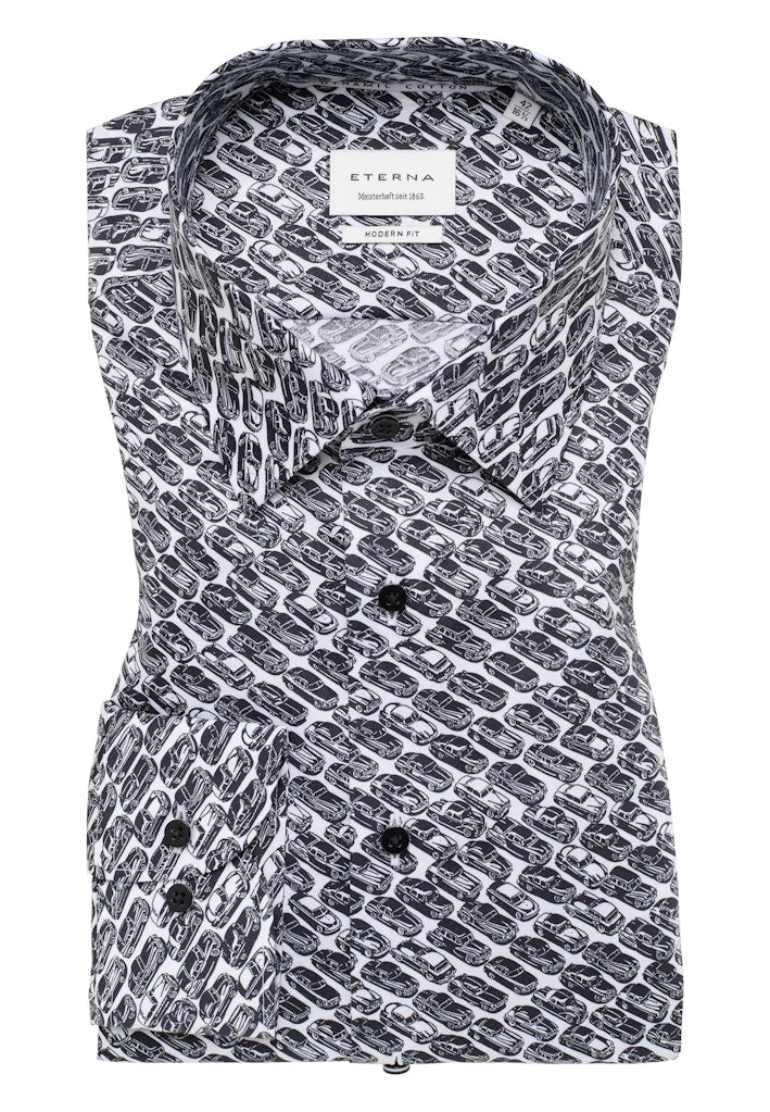 Eterna Herren Hemden lang Schwarz