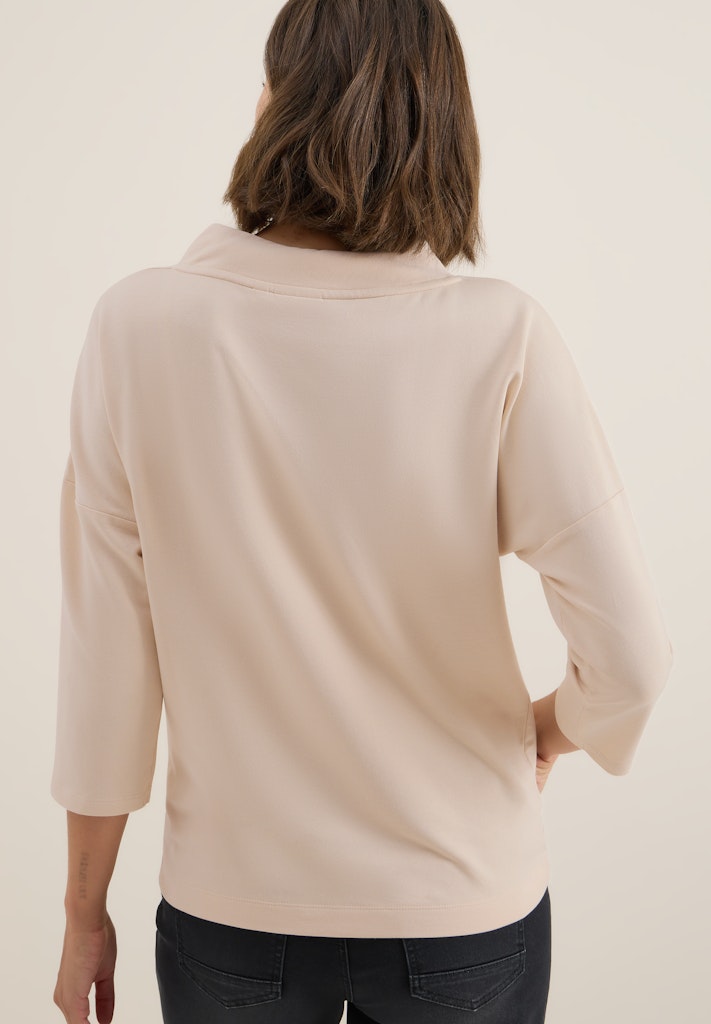 Cecil Damen T-Shirts Oat Milk