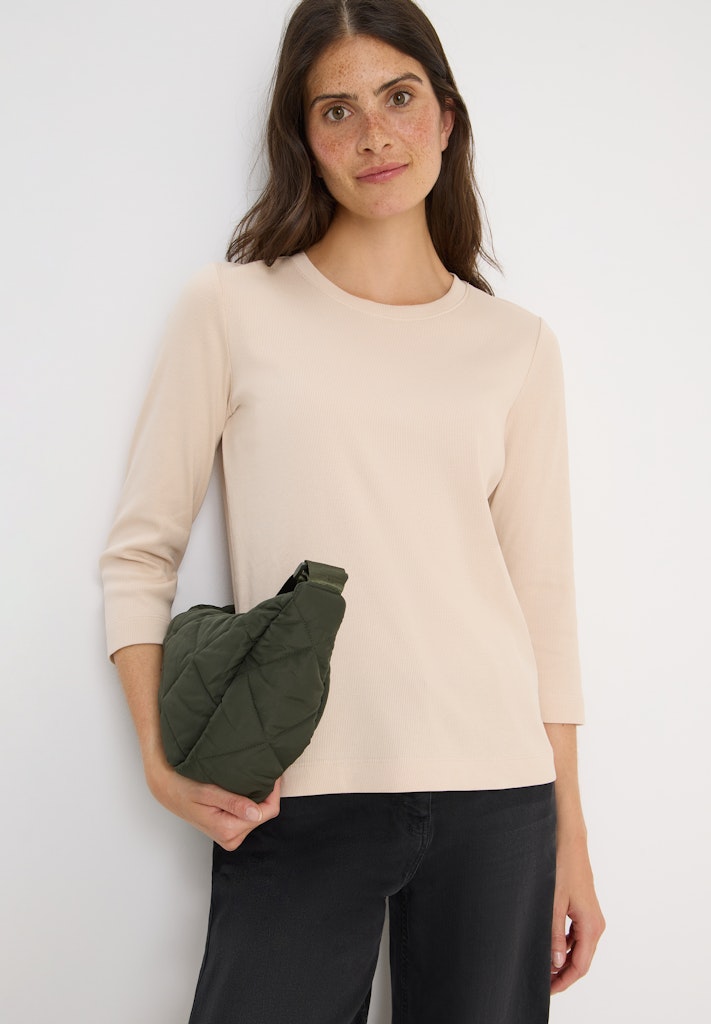 Cecil Damen T-Shirts Oat Milk