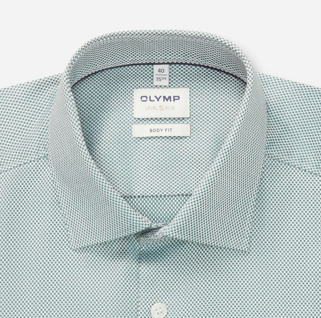 Olymp Herren Hemden lang  Dunkelgrõn