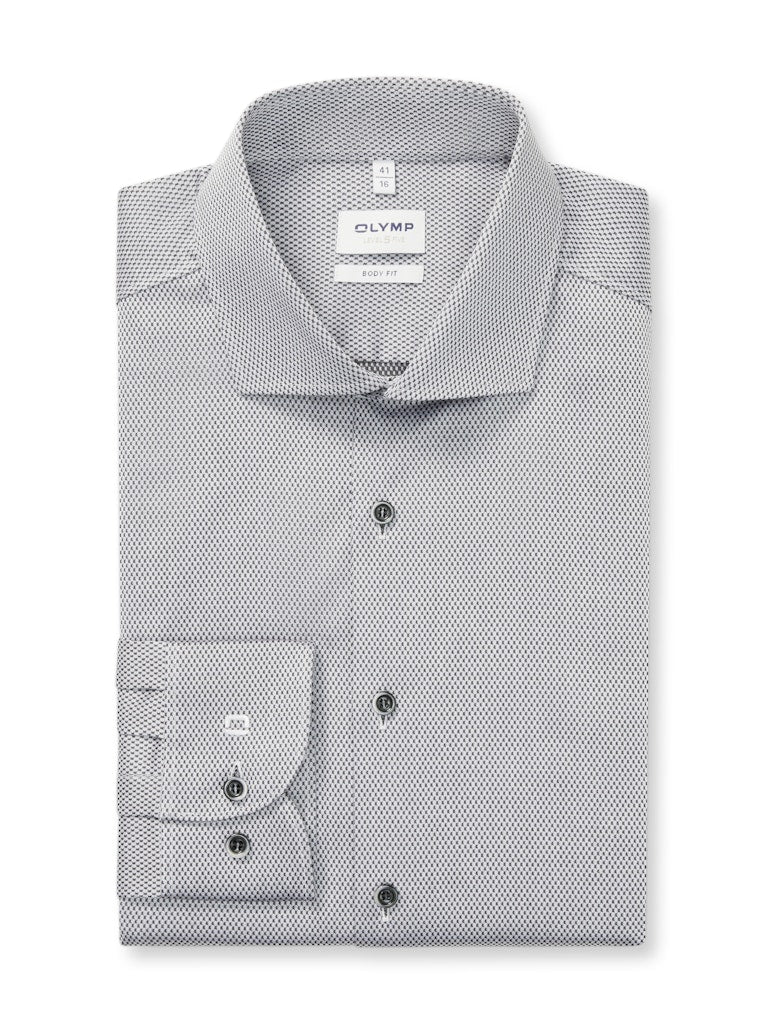 Olymp Herren Hemden lang Anthrazit