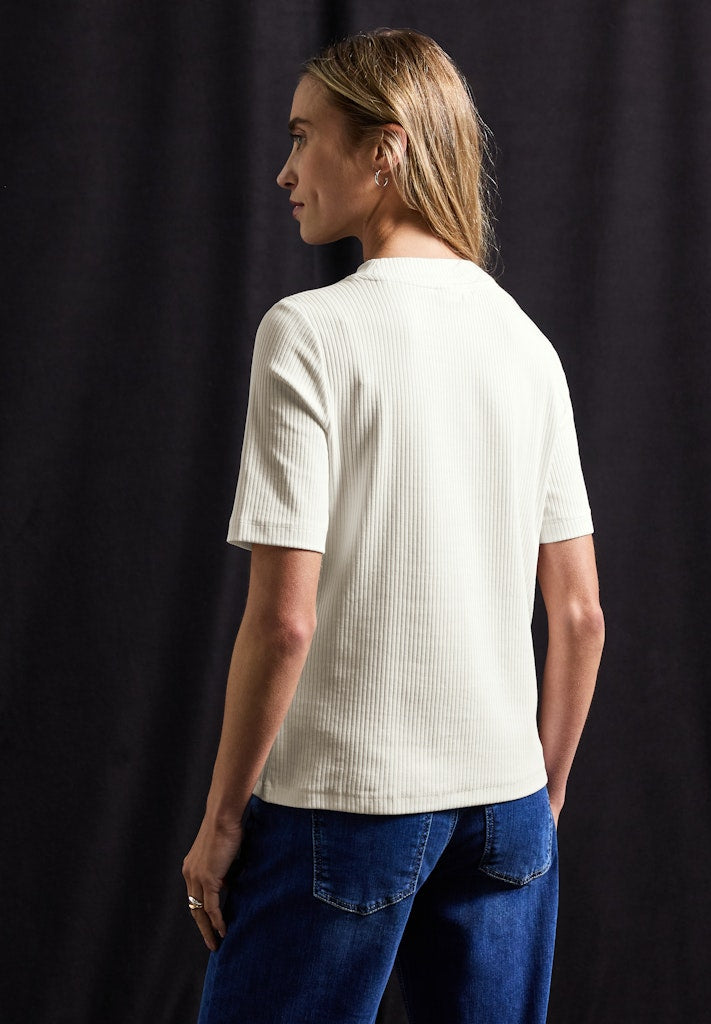 Street One Damen T-Shirts Off White