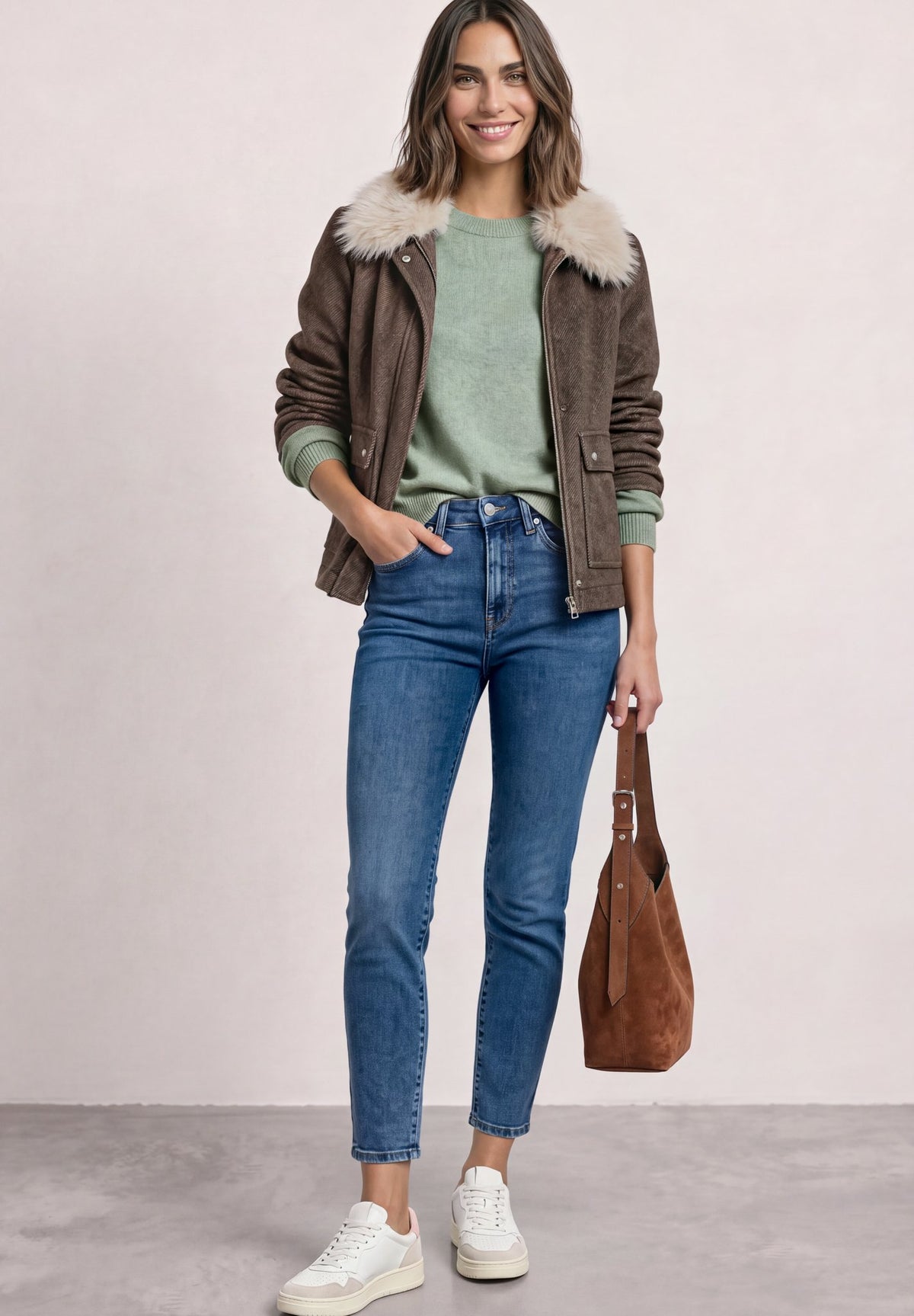 Street One Damen Pullover Eucalyptu