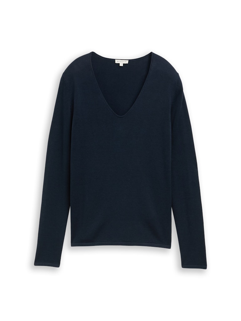 Tom Tailor Damen Sweatshirts Sky Captain Blu