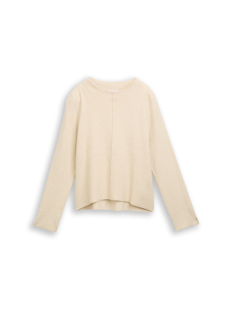 Tom Tailor Damen Sweatshirts Sand Stone Beig