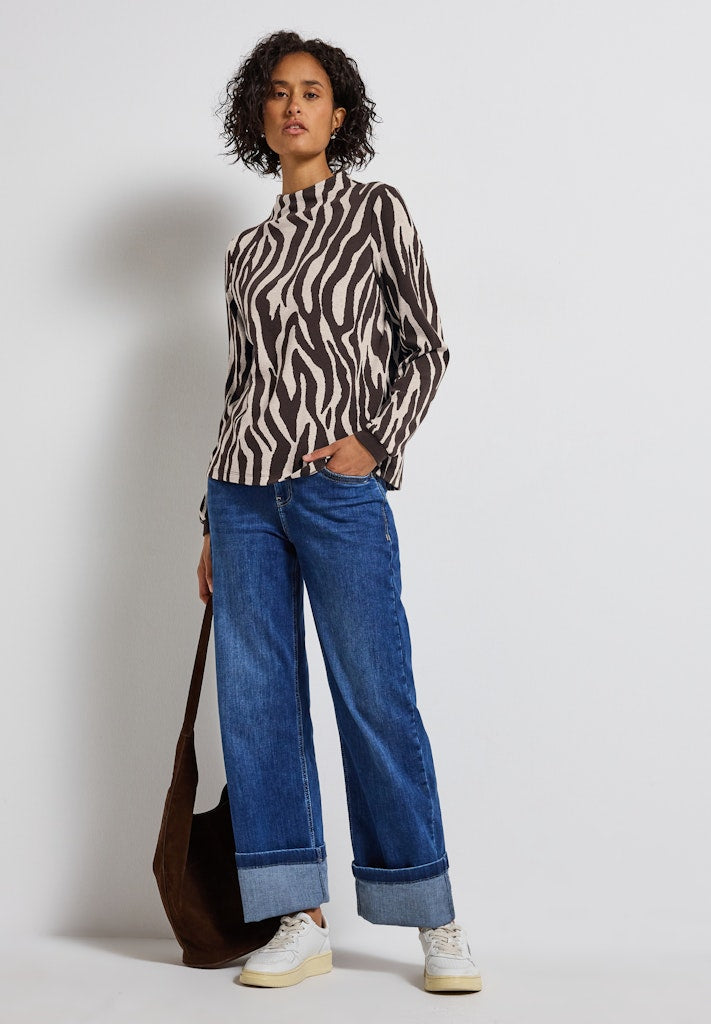 Street One Damen T-Shirts Deep Roas