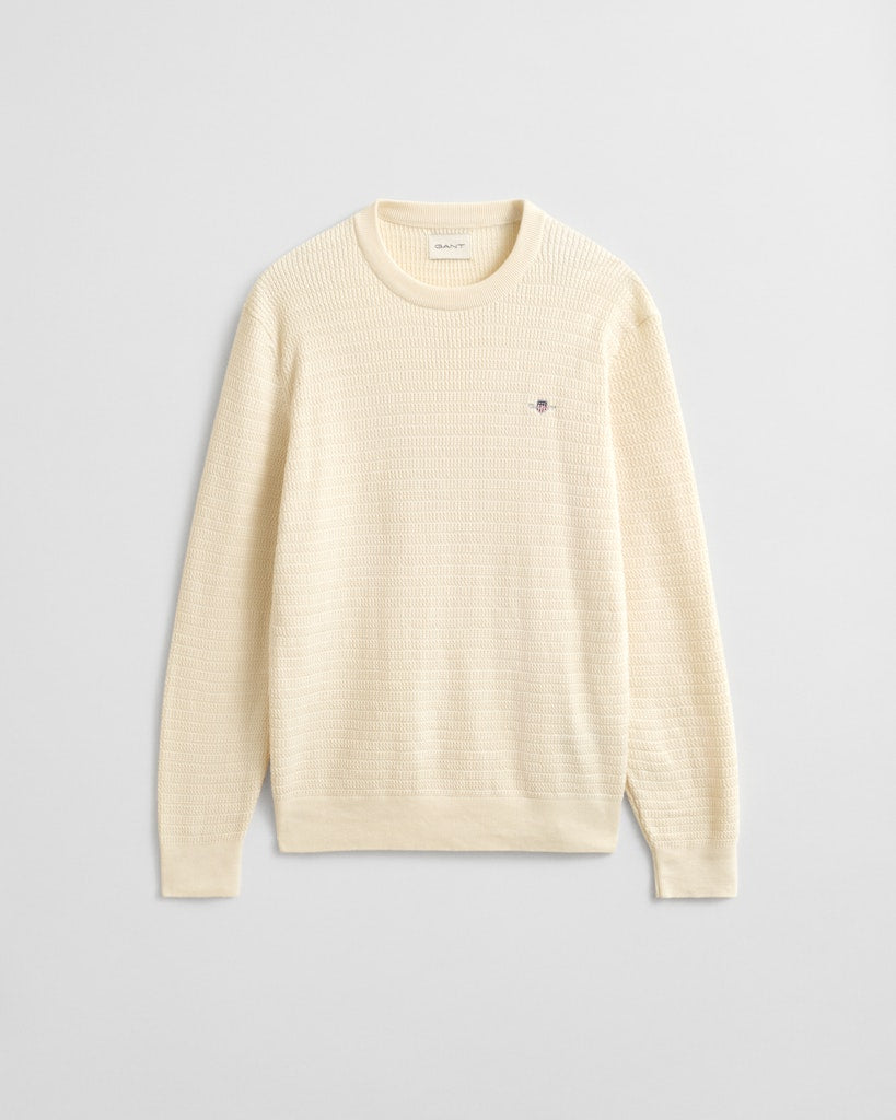Gant Herren Pullover Cream
